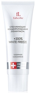 Концентрированная отбеливающая зубная паста White Freeze на официальном сайте Faberlic