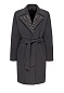 Удлиненное пальто с металлизированной отделкой, цвет темно-серый меланж, Серия: Street couture, Цена 4 599 руб