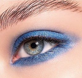 Водостойкие тени для глаз, тон голубой (Артикул: 5656)