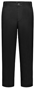 Мужские брюки прямого силуэта, цвет черный -  серия: Basic. Состав: 100% хлопок. Страна производства: Бангладеш. Цена 1 499 руб
