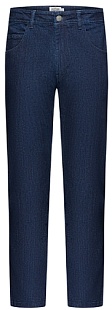 Джинсы для мужчины зауженного силуэта с пятью карманами, цвет темно-синий - Серия Наследие. Состав 98% хлопок, 2% эластан. Страна производства: Бангладеш. Цена 1 999 руб
