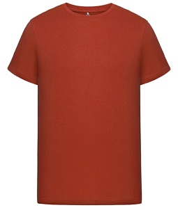Трикотажная футболка прямого силуэта - серия: Basic. Цвет красный. Состав: 100% хлопок. Страна производства: Бангладеш. Цена 449 руб