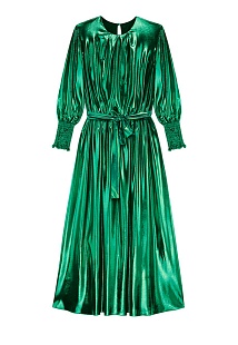Длинное трикотажное платье с блестящим напылением Цена 1 499 руб