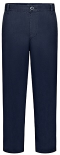 Мужские брюки прямого силуэта, цвет темно-синий -  серия: Basic. Состав: 100% хлопок. Страна производства: Бангладеш. Цена 1 499 руб