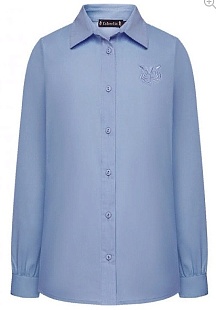 Блузка для девочки, цвет голубой