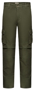 Мужские брюки-карго из мягкого хлопкового твила, цвет хаки -  серия: Наследие. Состав: 100% хлопок. Страна производства: Бангладеш. Цена 2 499 руб