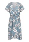 Домашнее платье, голубое с принтом. Цена 1 699 руб