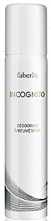 Парфюмированный дезодорант Incognito Артикул 3508 купить на сайте Faberlic