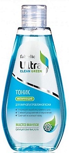 Матирующий Тоник для жирной проблемной кожи Серия Ultra Clean Ultra Green (Арт. 0881) в каталоге Фаберлик