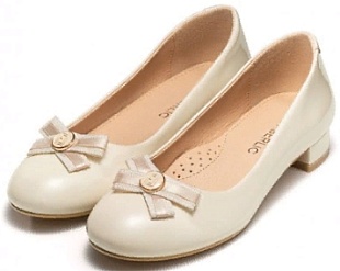 Туфли для девочек Adele, цвет ванильный