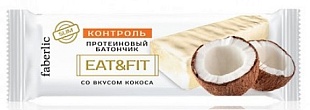 Протеиновый батончик Eat & Fit со вкусом кокоса в каталоге Фаберлик