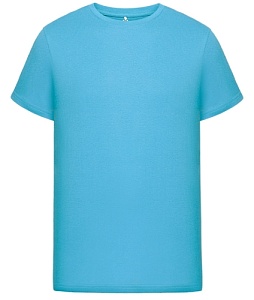 Трикотажная футболка прямого силуэта - серия: Basic. Цвет голубой. Состав: 100% хлопок. Страна производства: Бангладеш. Цена 449 руб