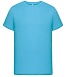 Трикотажная футболка прямого силуэта - серия: Basic. Цвет голубой. Состав: 100% хлопок. Страна производства: Бангладеш. Цена 449 руб