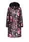 Утепленная куртка с цветочным рисунком, мультицвет, Серия: Nocturne, Цена 3 599 руб