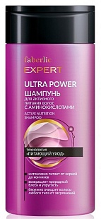 Шампунь для активного питания волос Ultra Power c аминокислотами